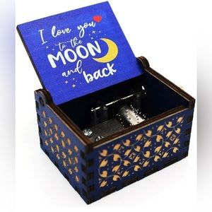 Music Box I Love You To the Moon and Back gift plays you are my sunshine New